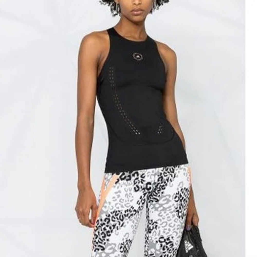 Adidas by Stella McCartney Top Racerback True Purpose Tank Black sz Small NWT